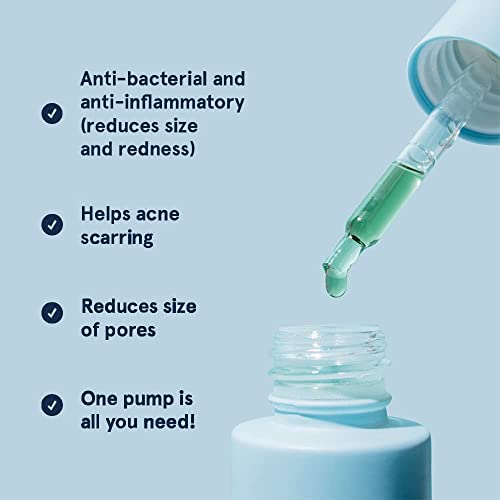 Blume Meltdown Acne Oil - Acne Treatment For Face - Facial Oil With Black Cumin + Blue Tansy + Rosehip Oil - Skin Care For Acne Prone Skin With Blue Tansy (1Oz) #TOP2