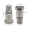 2Pcs M18x1.5 Stainless Steel Adapter Filter Connectors, Threaded Sensor Adapters #1