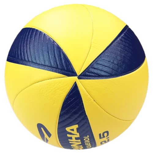Bola de Vôlei Rainha VL 2.5 - Perfeita para Jogos em Areia e Quadra, Amarela