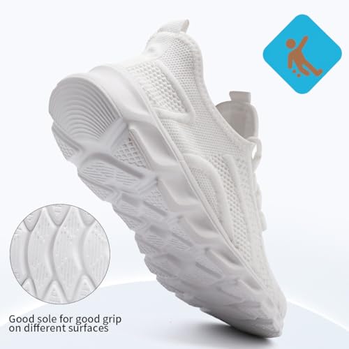 Women's Tennis Workout Slip On Running Gym Sports Walking Sneakers Casual Athletic Lightweight Breathable Comfortable Outdoor Shoes2