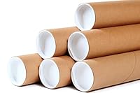 Algopix Similar Product 15 - Premium Kraft Cardboard Mailing Tubes