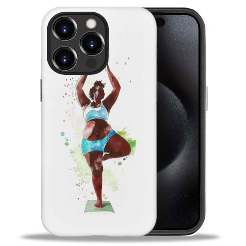 Coque silicone iPhone 15 Pro Max motif YOG zen au quotidien