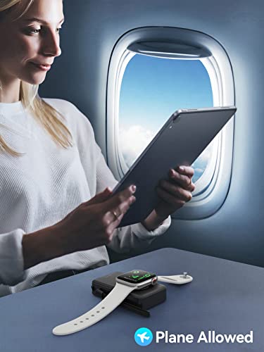 LVFAN Portable Charger for Apple Watch, 4000mAh Wireless Battery Pack Magnetic Travel Charger for Apple Watch Series 8 7 6 5 4 3 2 1 SE Ultra - Image 9