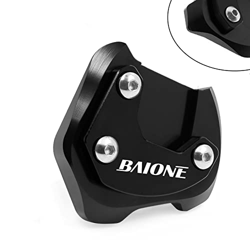 Worldmotop Motorcycle Kickstand Pad Side Stand Foot Extension Enlarger Plate Support Compatible with Honda Rebel CMX300 CMX500 CMX 300 CMX 500 2017-2021(Black, CMX500)