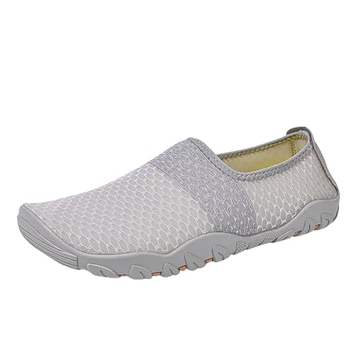 Zapatos acuáticos para hombre y mujer: zapatos acuáticos de secado rápido, zapatos de playa con suela gruesa, zapatos descalzos para hombre, zapatos descalzos, cómodos zapatos de baño transpirables