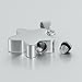 Aienid Joyería Acero Inoxidable Colgante para Parejas Colgantes para Cenizas Estrella Lisa...