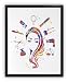Dignovel Studios 8X10 Cinderella Disney Princess & Castle Inspired Watercolor Art Print Kids Wall Poster N155