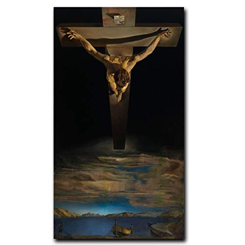 Cuadro en lienzo Pintura de Cristo San Juan Cruz. Cuadros famosos...