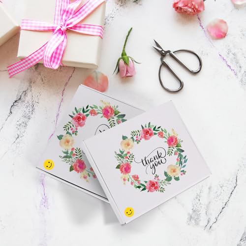 Image of RLAVBL 12x10x2 Shipping Boxes Set of 25, White Corrugated Cardboard Box for Packing, Mailing, Business