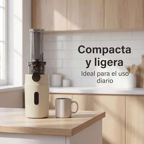 Pelamatic Exprimidor Electrico 100W Beige, Licuadora Para Verduras y Frutas, Esprimidores Electrico de Naranja de Calidad - imagen 4
