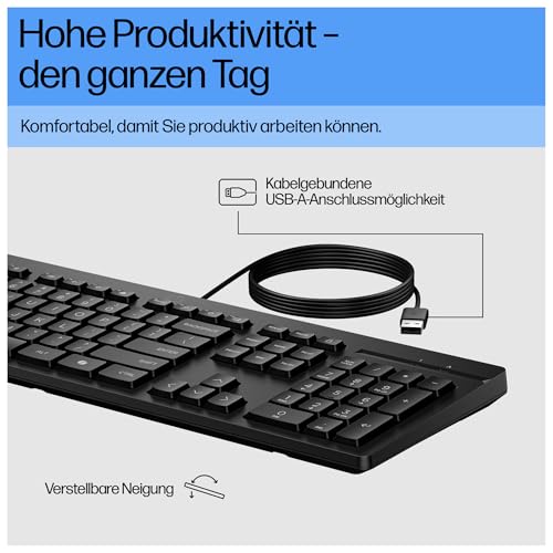 HP Clavier filaire USB 125 G2 - vue 9