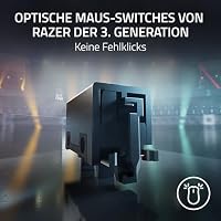 Razer DeathAdder V3 Pro + HyperPolling Wireless-Adapter - Ultra leichte E-Sport-Maus mit echten 8K Hz kabelloser Abtastrate (63 gr, Optischer Focus Pro 30K, Optische Switches 3. Gen) Schwarz – Ansicht 8