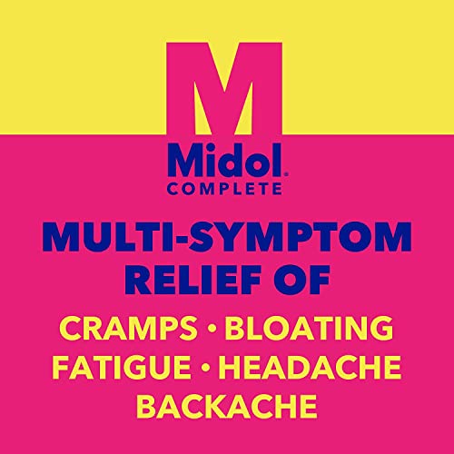 Midol Complete Menstrual Pain Relief Gelcaps With Acetaminophen For Menstrual Symptom Relief - 24 Count (Pack Of 3) #TOP2