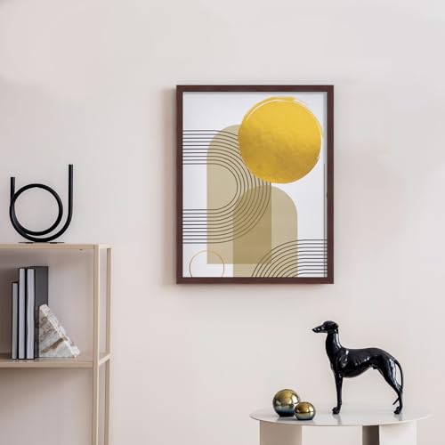 Image of LaVie Home 11x14 Picture Frame for Wall Display, 11x14 Brown Picture Frame with HD Plexiglas, 11 x 14 Poster Frame 1 Pack, Display Frame for Vertical or Horizontal, Classic Collection