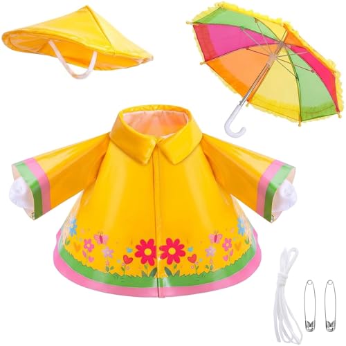 Ensemble de tenue d'oie avec imperméable imprimé pour la cour - 7