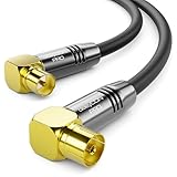 En principe ce Câble a été révisé afin de perfectionner sa durabilité, sa stabilité et son ajustement parfait // Facteur de Blindage: 100dB // Résistance 75Ohm // Connecteurs Métalliques Blindés pour un transfert de Blindage parfait