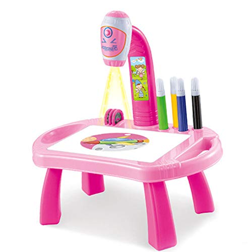 HAZYJT Kinder Projektionszeichnung Spielzeug, Kinder Zeichenbrett Projektor Malerei Set Cover