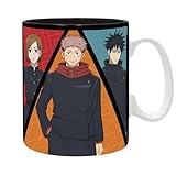 ABYSTYLE ? JUJUTSU KAISEN Mug Keyart Saison 2 Grand Contenant ? Produit Officiel ? Tasse C�ramique 460 ml Haute Qualit� Premium