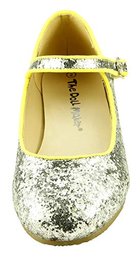 The Doll Maker Girl's Chunky Glitter Flat-FBA183009B-102