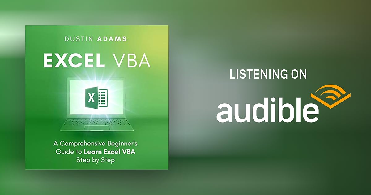 Excel VBA: A Comprehensive Beginner's Guide to Learn Excel VBA Step by ...