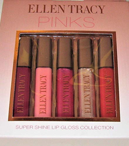 Ellen Tracy 5 Piece Lip Gloss Set"Pinks"