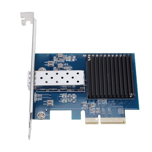 SUNGOOYUE 10Gbps PCIe X4 NIC Card, Tarjeta de Red de Fibra Óptica con Puerto SFP Único, Compatible con PXE Boot y Estándar IEEE 802.3ae 10GBASE LR SR miniatura 2