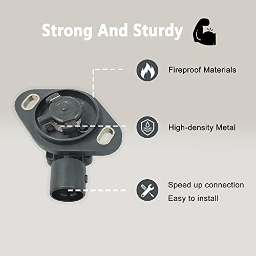 911-753 Tps Throttle Position Sensor Accelerator Switch - Compatiable With Acura Integra,Honda Accord Civic Crx Prelude Cr-V Replace 16400-P06-A11 911753 16400P06A11 -Hisport #TOP4