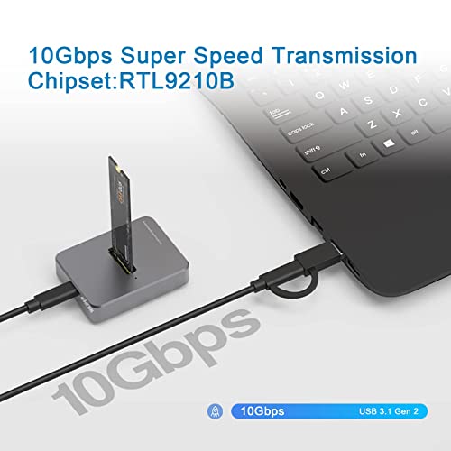 Cofre Externo USB C Para SSD M.2 NVME SATA USB 3.1 10Gbps miniatura 2
