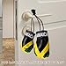 Rdxcv 1 Pair Mini Boxing Gloves for Car Mirror, Auto Mirror Hanging Gloves with Flag Pattern, Country Flag Miniature Boxing Ornament for Most Vehicle Mirrors, Car Accessories (Jamaica)