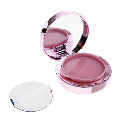 Estuche De Maquillaje Cosmético Vacío Para Fondation CC BB Cream DIY Con Colchón De Aire Esponja En Polvo Puff Y Espejo - Estilo S