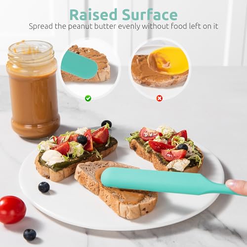 U-Taste EUST05-JAR-AS-US-AU-VINE Skinny Silicone Jar Spatula: 600ºf Heat-Resistant Food-Grade 10In Long Narrow Sourdough Stirring Stick thumb #7