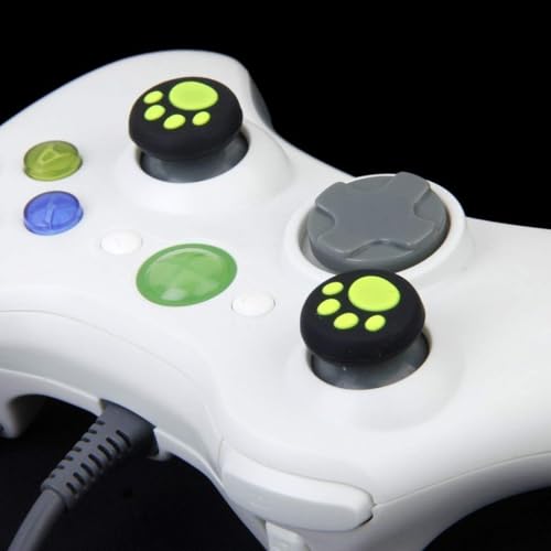 Image of Silicone Thumb Stick Grips Cap Cover Joystick Thumbsticks Caps for PS4 Xbox ONE Xbox 360 PS3 PS2 Cat Dog Paw (C)