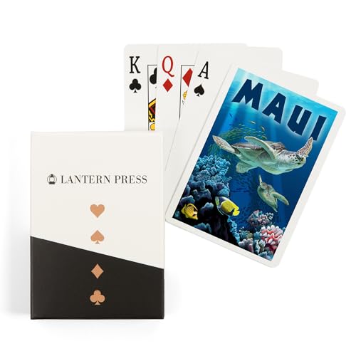 Lantern Press Maui Hawaii Naipes Póker 52 Cartas