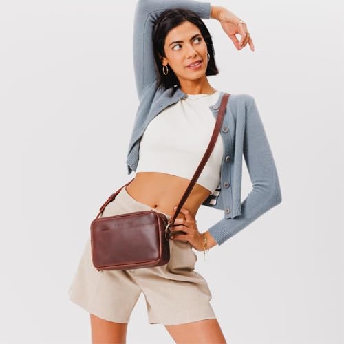 Image of Portland Leather Goods Large Camera Bag Purse for Women - Handmade from the Finest Full-Grain Hides