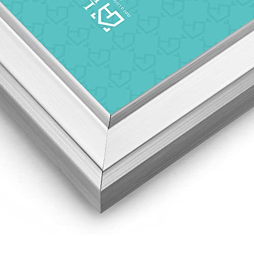 Lavie Home 5X7 Picture Frames (6 Pack, Silver) Simple Designed Photo Frame With High Definition Glass For Wall Mount & Table Top Display, Set Of 6 Classic Collection #TOP2