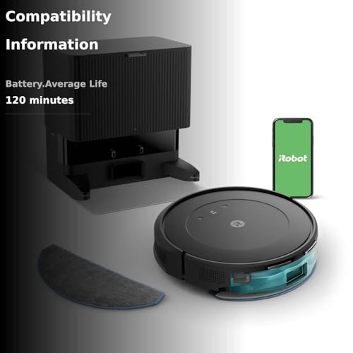 iRobot Roomba Y051020 Combo 2 Essential Robot Auto Empty Vac & Mop