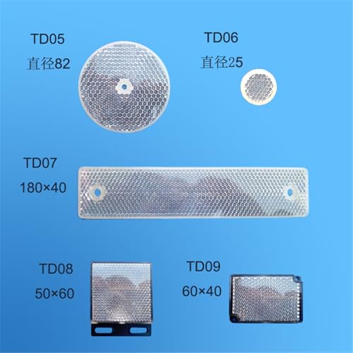 Sensor reflector TD-06 con placa especular de alta reflectividad para interruptor 5