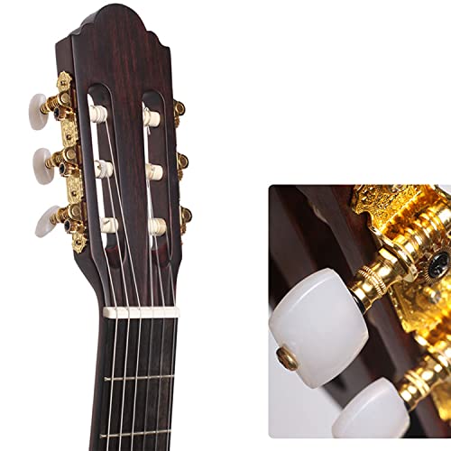 SheIRin Guitare Acoustique en pin coréen Massif, Ensemble Naturel avec Sac de Transport, accordeur, Sangle, Cordes… - Les Beatles, Paul McCartney, John Lennon, RIngo Starr, George Harrison SheIRin Guitare Acoustique en pin coréen Massif, Ensemble Naturel avec Sac de Transport, accordeur, Sangle, Cordes… – Image 7