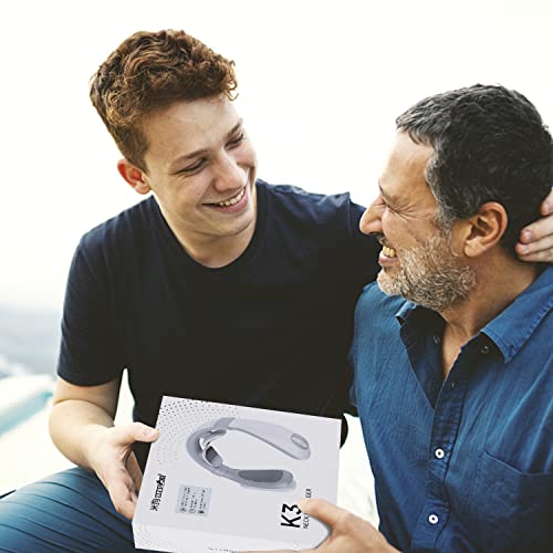 Meeegou Electric Neck Massager With Heat, Electromagnetic Pulse Neck Massager,Tens Massager For Pain Relief, 6 Modes 15 Levels Deep Tissue Massage, Portable And Soothing #TOP6