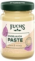 Fuchs Gewürze - Knoblauchpaste | Intensiv-würzige Würzpaste mit natürlichen Zutaten, mit 87% Knoblauch | 100 g in wiederverschließbarem Glas
