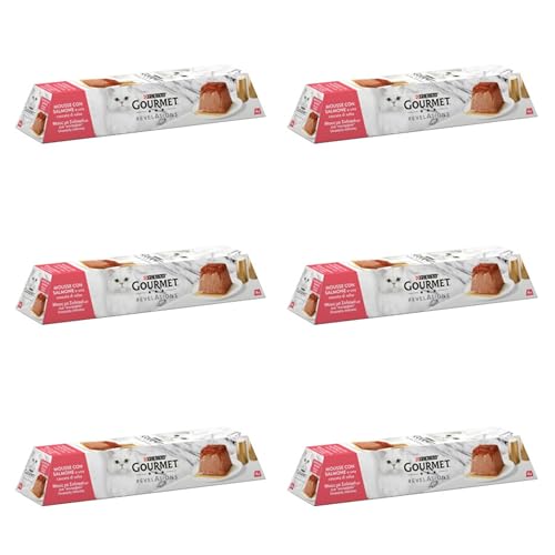 Gourmet Revelations - Comida húmeda para Gatos Adultos en gelée con Pescado Blanco, 24 Paquetes de 57 g