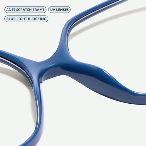 Image of miyya Blue Light Blocking Glasses for Women, Blue Light Glasses for Women Oversized Fashion Glasses