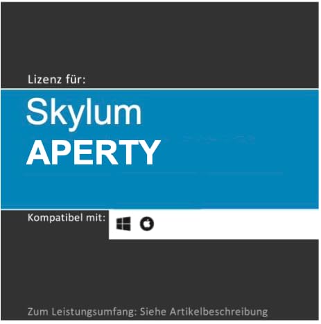 Lizenz für Skylum Aperty | 2026 | 2 Geräte | unbegrenzte Laufzeit | originale Vollversion | Win/Mac | Lizenzcode per Post o. E-Mail von softwareGO (E-Mail vorab (i.d.R. in 24 Std.) + Post)