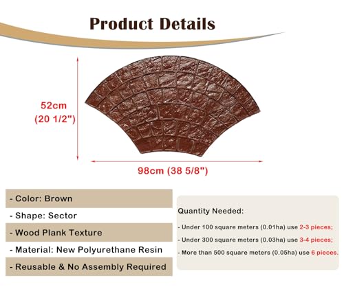 Tapis de tamponnage béton avec surface texturée imprimée pour pavage
