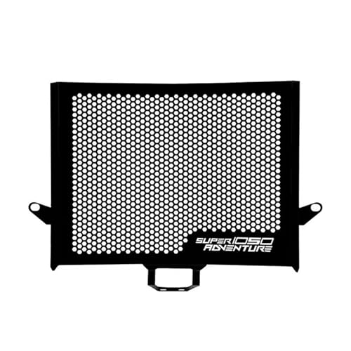 RWITWKPK Motorrad-kühlergrillschutz for KTM 1050/1090/1190 Adventure R & RC8R 2008–2019, Schützende Motorrad-Kühlerabdeckung, Grille Guard Shield Grill Protector(Black LOGO-1050)