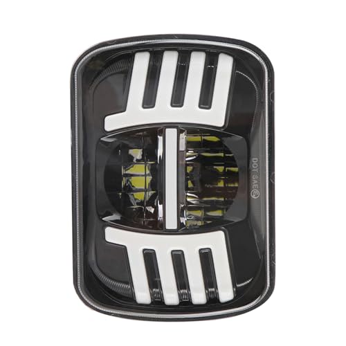 Phare avant LED H4 5x7 feux de croisement anti-brouillard ambre et blanc DRL haute performance