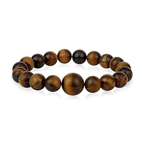 Chitshakti Lab Certified Semi-Precious Bracelet | Unisex both for Men & Women | 18beads Stretchable Bracelet | Natural Crystal Healing Stone | Best for Gifting