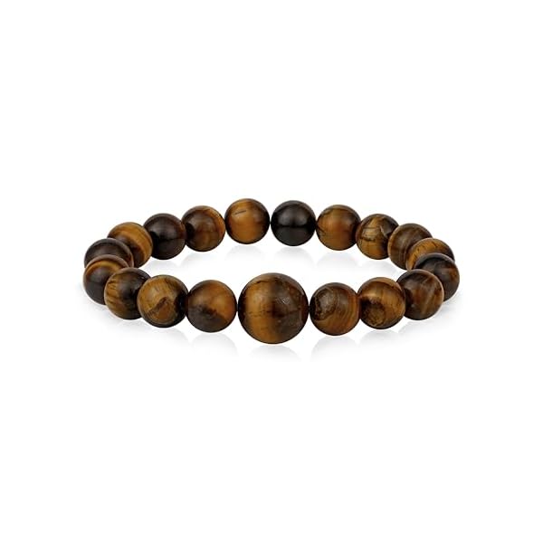 Chitshakti Lab Certified Semi-Precious Bracelet | Unisex both for Men & Women | 18beads Stretchable Bracelet | Natural Crystal Healing Stone | Best for Gifting