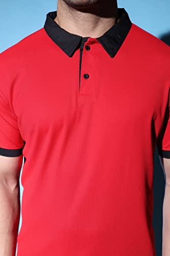 Image of DHRUVI TRENDZ T-Shirt | Regular Fit Polo T-Shirt for Men | Plain T Shirt | Casual T Shirt for Men | Men T Shirt | Men T Shirts Stylish | Half Sleeve T Shirt