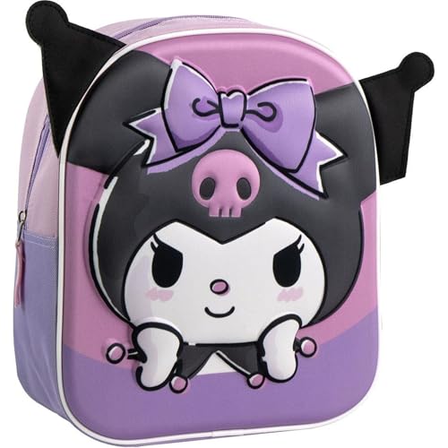 Sac à dos Hello Kitty pour enfants, design original et grand espace pour filles | Sac à dos d'école Hello Kitty rose avec bretelles rembourrées et...